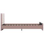 Bettgestell 3001902 Pink - Silber - Breite: 106 cm