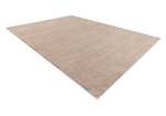 Teppich Softy Glatt Einfarbig Beige 200 x 290 cm