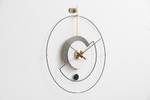 Horloge murale design THE TREASURE. Blanc - Bois manufacturé - 80 x 80 x 3 cm