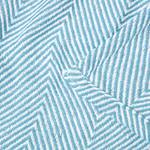 Tagesdecke Halden mit Chevron-Muster Türkis - 150 x 200 cm