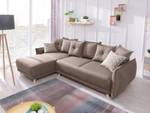 Canapé d'Angle Convertible LENA Textile - 246 x 85 x 155 cm