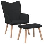 Relaxsessel mit Hocker 3010030-2 Schwarz