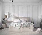 Boxspringbett Tribeca Beige - Breite: 180 cm