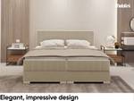 Boxspringbett Piaf Beige - Breite: 186 cm - H4