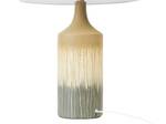 Lampe de table CALVAS Beige - Gris - Blanc - Céramique - 40 x 64 x 40 cm