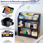 Spielzeugregal VL32201NX Blau - Holzwerkstoff - 30 x 100 x 93 cm