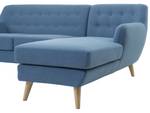 3-Sitzer Sofa MOTALA Blau - Eiche Hell