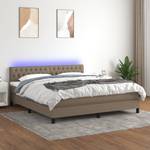 Boxspringbett 3017265-24 Taupe - Breite: 180 cm