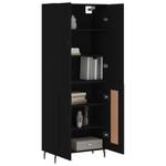 Highboard DE5939 Schwarz - Holzwerkstoff - 34 x 180 x 70 cm