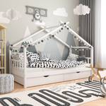 Kinderbett Design mit Schubladen Weiß