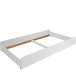 Schublade für das Bett FARGE Weiß - Holzwerkstoff - Kunststoff - 199 x 21 x 98 cm