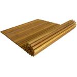 Badematte 43789 Braun - Massivholz - Holzart/Dekor - 50 x 1 x 80 cm