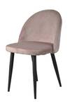 SIT&CHAIRS Stuhl, 2er-Set Schwarz - Altrosa