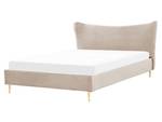 Doppelbett CHALEIX Beige - Gold - Grau - Taupe - Breite: 168 cm