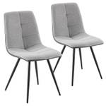 Pack de 2 chaises Prado Gris