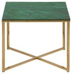 Table d'angle Alisma Vert - Verre - 50 x 42 x 50 cm