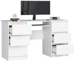 Bureau d'ordinateur A-11 CLP Blanc