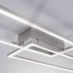 LED Deckenlampe LILIA Silber - Metall - 110 x 7 x 110 cm