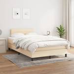 Boxspringbett 3017287-14 Creme - Breite: 120 cm