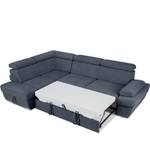 Ecksofa RATLO links Blau - Textil - Holz teilmassiv - 270 x 110 x 190 cm