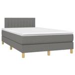 Boxspringbett 3017288-18 Dunkelgrau - 123 x 193 cm