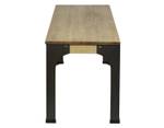 Banc Banquette Bristol   39x110x46 cm Noir - Bois massif - Bois/Imitation - 110 x 46 x 39 cm