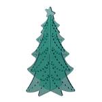 Ohrringhalter Weihnachtsbaum 2er Set Grün - Kunststoff - 17 x 24 x 17 cm
