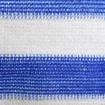 Écran de balcon Bleu - Blanc - Largeur : 120 cm
