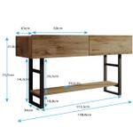 Meuble entrée Factory Bois manufacturé - 139 x 76 x 43 cm