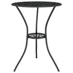 Bistro-Set (3-teilig) 3010972 Schwarz - Metall - 53 x 65 x 53 cm