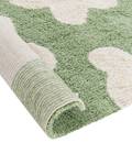 Tapis enfant MOKHVA Vert - Blanc - Fibres naturelles - 140 x 200 cm