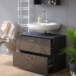 Meuble sous vasque simple Irma 37573 Anthracite