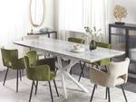 Table de salle à manger MOIRA Blanc - Bois manufacturé - 90 x 75 x 160 cm