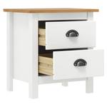 Holz-Nachttisch (2 Schubladen) Moderne