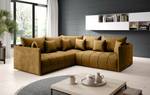 Ecksofa Asvil L Monolith 48 Gold