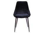 Chaise gondole MASURIE Noir - Lot de 6