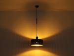 Gold, LED Pendelleuchte 脴35cm Schwarz