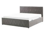 Doppelbett ROCHEFORT Grau - Breite: 150 cm