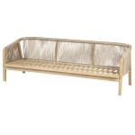 Gartensofa PAPOUASIE Braun - Massivholz - 68 x 203 x 79 cm