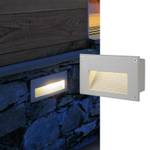 Wandeinbaulampe Brick Grau - Metall - 17 x 11 x 7 cm