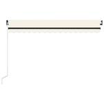 Auvent rétractable 3007204-1 Blanc crème - 300 x 1 x 450 cm