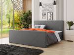 Boxspringbett Milano 4 Grau - Breite: 145 cm