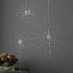 Pendelleuchte Firework Silber - Metall - 26 x 26 x 26 cm