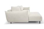 Ecksofa ADELLINE Weiß - Holzwerkstoff - 257 x 90 x 171 cm