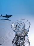 Wasserglas Crystal Kunststoff - 2 x 9 x 9 cm