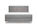 Boxspringbett Believe Grau - Breite: 160 cm