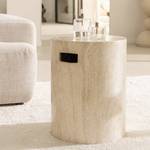 Tabouret design Radom Beige - Pierre - 35 x 45 x 35 cm