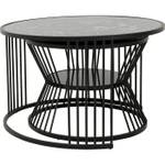 Tables basses Roma (lot de 2) Noir