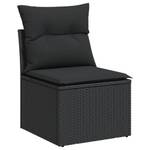 Gartensitzgruppe K743(9-tlg) Schwarz - Massivholz - 69 x 62 x 62 cm