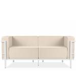 Gartensofa TRIGLO Creme - Weiß - Breite: 164 cm